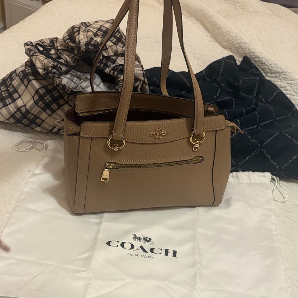 Coach Brown Leather Shoulder Bag
